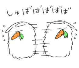 Have good night Gora rabbit sticker #7271657