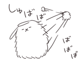 Have good night Gora rabbit sticker #7271668