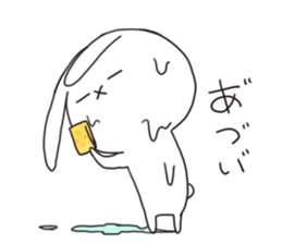 Have good night Gora rabbit sticker #7271670