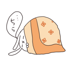 Have good night Gora rabbit sticker #7271694
