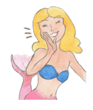Mermaid Celine (English) sticker #7272256