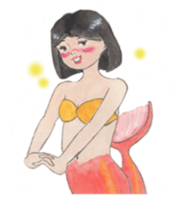 Mermaid Celine (English) sticker #7272257