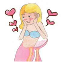 Mermaid Celine (English) sticker #7272262
