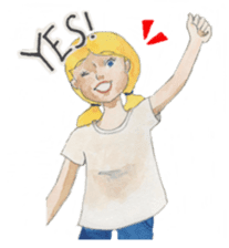 Mermaid Celine (English) sticker #7272266