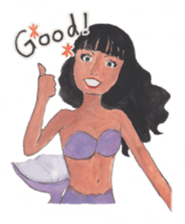 Mermaid Celine (English) sticker #7272267
