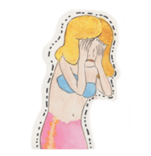 Mermaid Celine (English) sticker #7272270