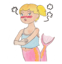 Mermaid Celine (English) sticker #7272273