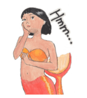 Mermaid Celine (English) sticker #7272275