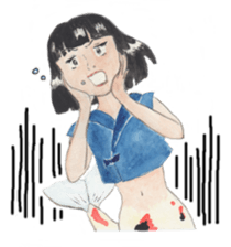 Mermaid Celine (English) sticker #7272276