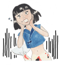 Mermaid Celine (English) sticker #7272276