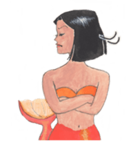 Mermaid Celine (English) sticker #7272279