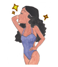 Mermaid Celine (English) sticker #7272280