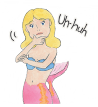 Mermaid Celine (English) sticker #7272284
