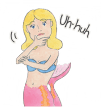 Mermaid Celine (English) sticker #7272284