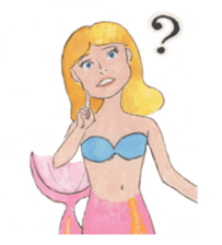 Mermaid Celine (English) sticker #7272285