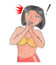Mermaid Celine (English) sticker #7272286