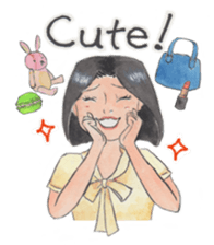 Mermaid Celine (English) sticker #7272291