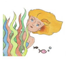 Mermaid Celine (English) sticker #7272292
