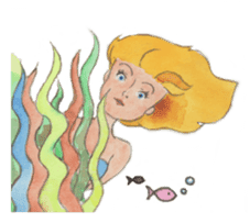 Mermaid Celine (English) sticker #7272292
