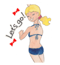 Mermaid Celine (English) sticker #7272293