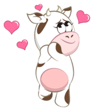 Miley the cow sticker #7272381