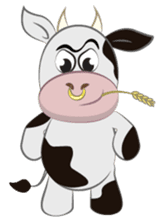 Miley the cow sticker #7272382