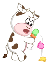 Miley the cow sticker #7272403