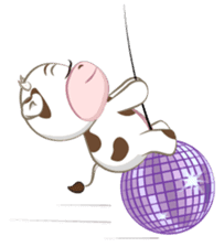 Miley the cow sticker #7272409