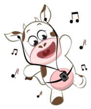 Miley the cow sticker #7272412