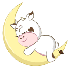 Miley the cow sticker #7272415