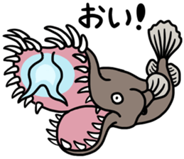 Sticker of the deep sea creature 2 sticker #7272817