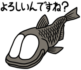 Sticker of the deep sea creature 2 sticker #7272823