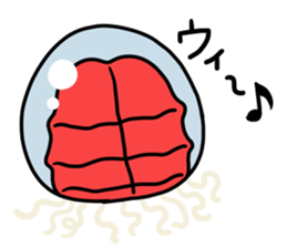 Sticker of the deep sea creature 2 sticker #7272826