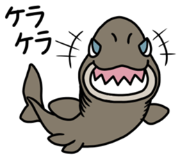 Sticker of the deep sea creature 2 sticker #7272828