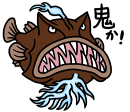 Sticker of the deep sea creature 2 sticker #7272835