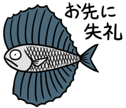 Sticker of the deep sea creature 2 sticker #7272839