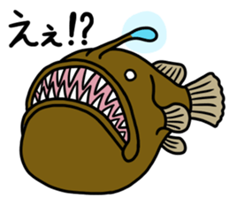 Sticker of the deep sea creature 2 sticker #7272846