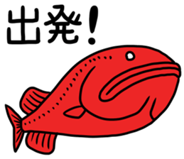 Sticker of the deep sea creature 2 sticker #7272855