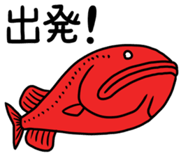 Sticker of the deep sea creature 2 sticker #7272855