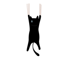 Charcoal the cat sticker #7272960