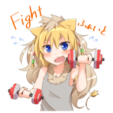 Moe Neko5(Cheer Stamp) sticker #7273172