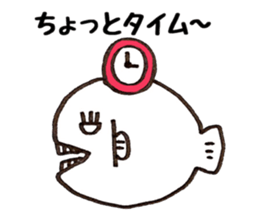 Jiro and Saburo and fish sticker #7273755