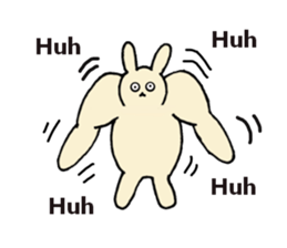 Insolent sticker of the fat rabbit sticker #7273831