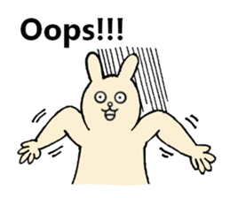 Insolent sticker of the fat rabbit sticker #7273844