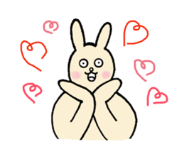 Insolent sticker of the fat rabbit sticker #7273845