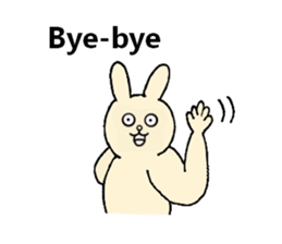 Insolent sticker of the fat rabbit sticker #7273847