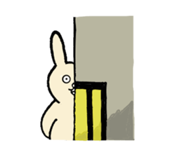 Insolent sticker of the fat rabbit sticker #7273848