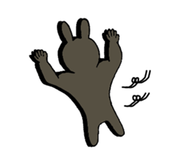Insolent sticker of the fat rabbit sticker #7273850