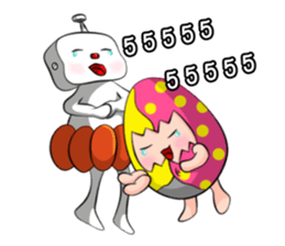 Bonlin egg & GJ pumpkin (Thai Edition) sticker #7274621