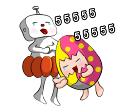 Bonlin egg & GJ pumpkin (Thai Edition) sticker #7274621